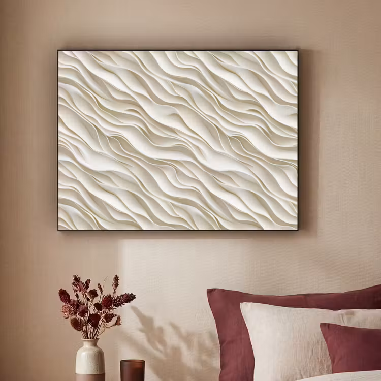 Art Frame - Golven - Wit - Minimalistisch — 3