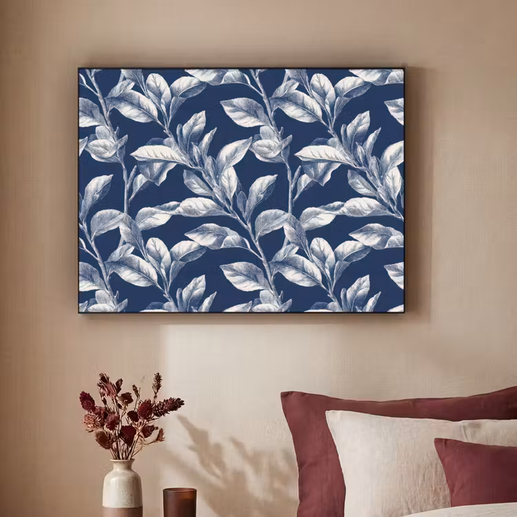 Art Frame - Botanisch - Patroon - Blauw — 3