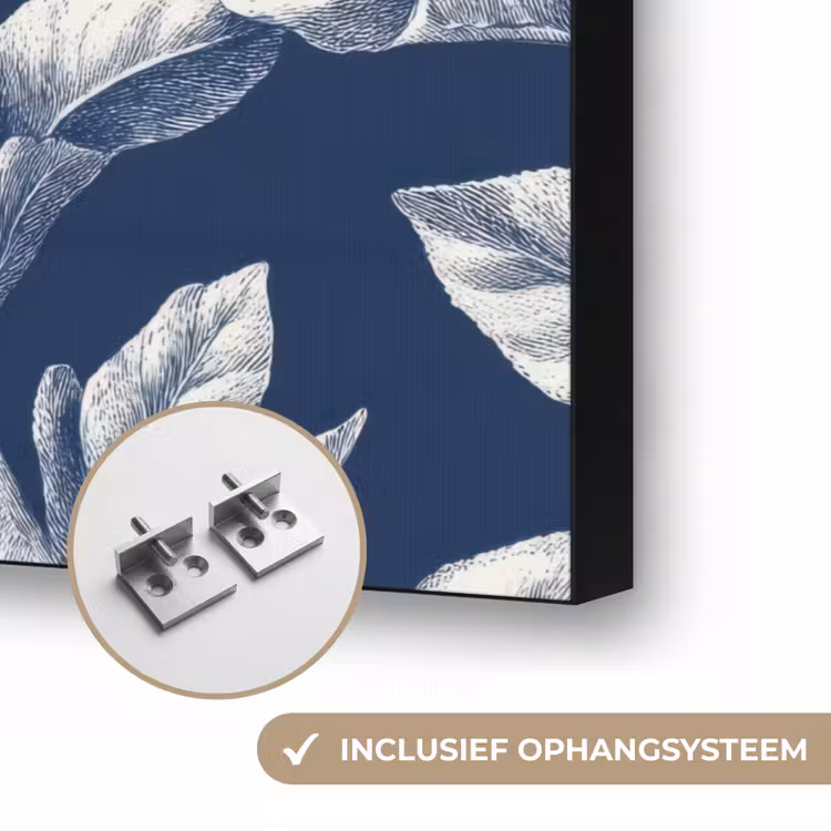 Art Frame - Botanisch - Patroon - Blauw — 6