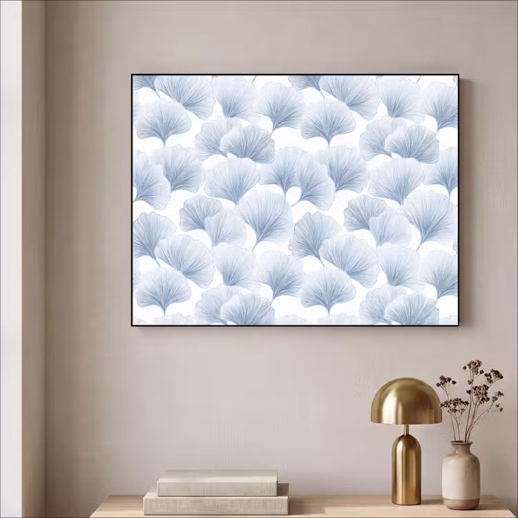 Art Frame - Waaier - Modern - Blauw — 5