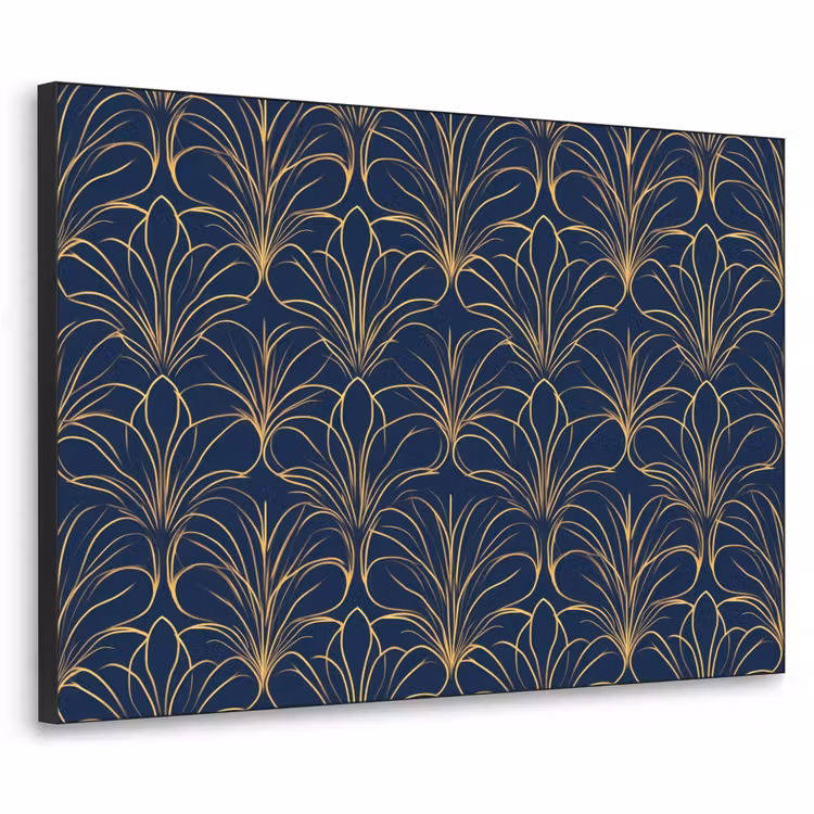 Art Frame - Deco - Waaier - Blauw — 1