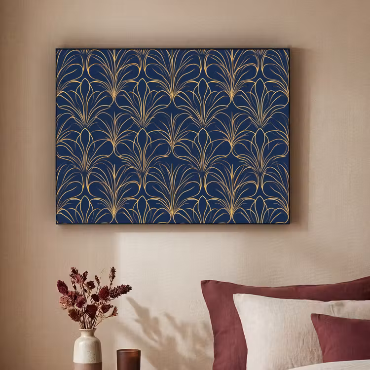 Art Frame - Deco - Waaier - Blauw — 3