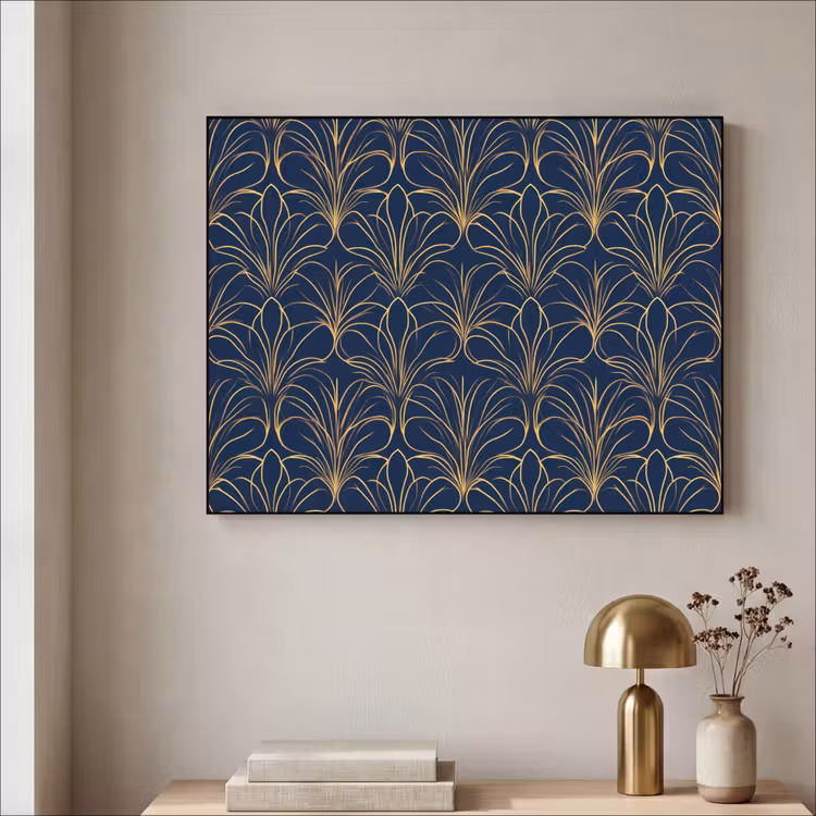 Art Frame - Deco - Waaier - Blauw — 5