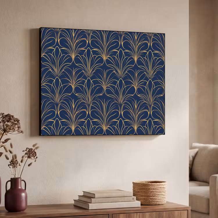 Art Frame - Deco - Waaier - Blauw — 7