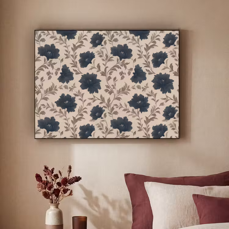 Art Frame - Motief - Bloemen - Zwart - Beige — 3