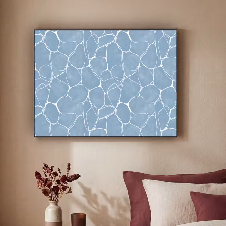 Art Frame - Organisch - Patroon - Blauw — 3