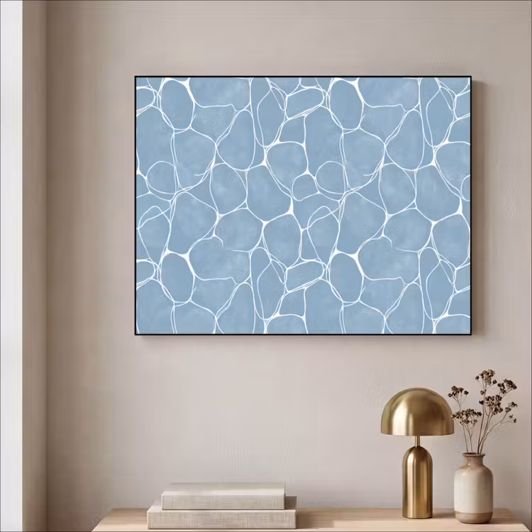 Art Frame - Organisch - Patroon - Blauw — 5