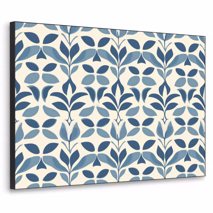 Art Frame - Flora - Modern - Blauw — 1