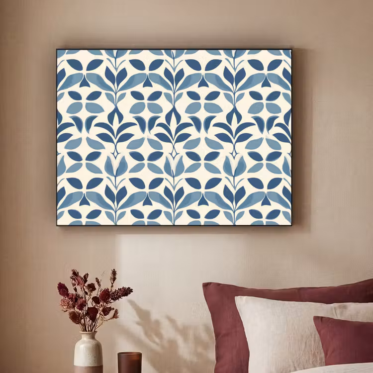 Art Frame - Flora - Modern - Blauw — 3