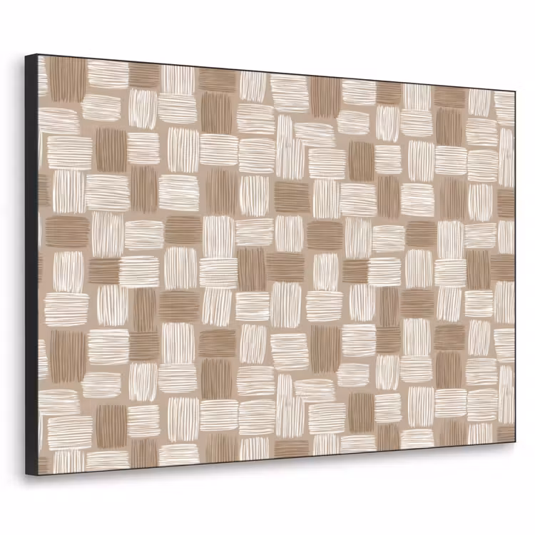 Art Frame - Blok - Patroon - Bruin — 1