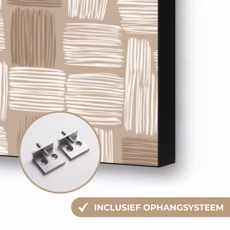 Art Frame - Blok - Patroon - Bruin — 6