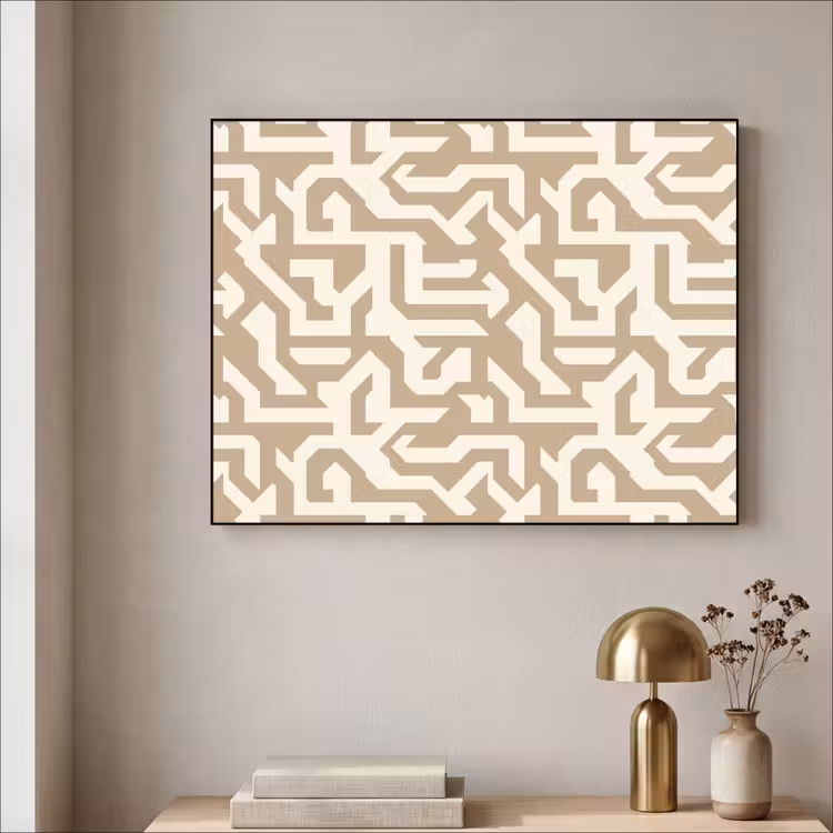 Art Frame - Modern - Abstract - Beige — 5