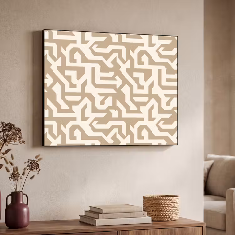 Art Frame - Modern - Abstract - Beige — 7