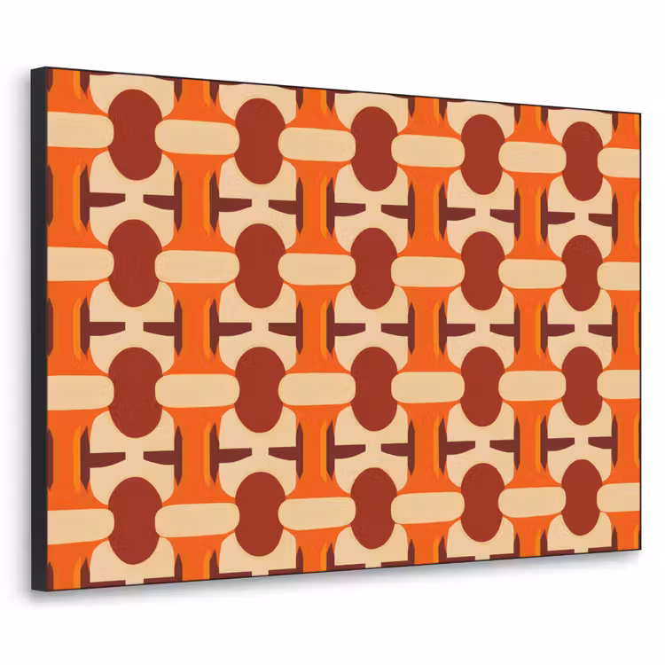 Art Frame - Geometrisch - Retro - Oranje — 1