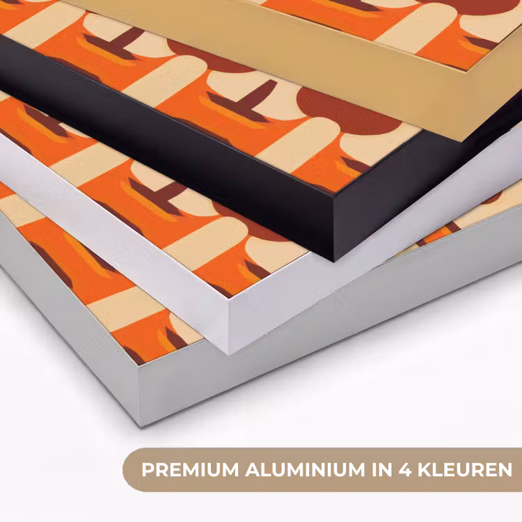 Art Frame - Geometrisch - Retro - Oranje — 2