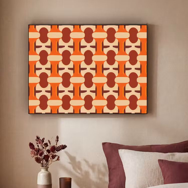 Art Frame - Geometrisch - Retro - Oranje — 3