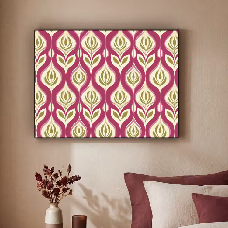 Art Frame - Retro - Floraal - Paars — 3