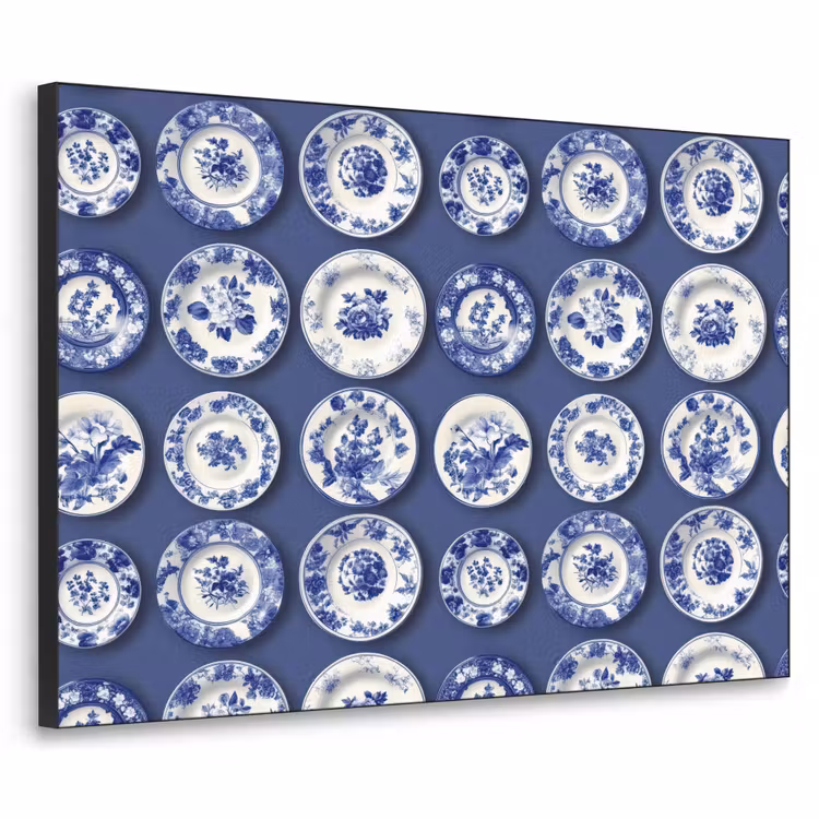 Art Frame - Borden - Floraal - Blauw — 1