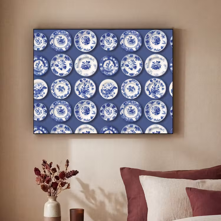 Art Frame - Borden - Floraal - Blauw — 3