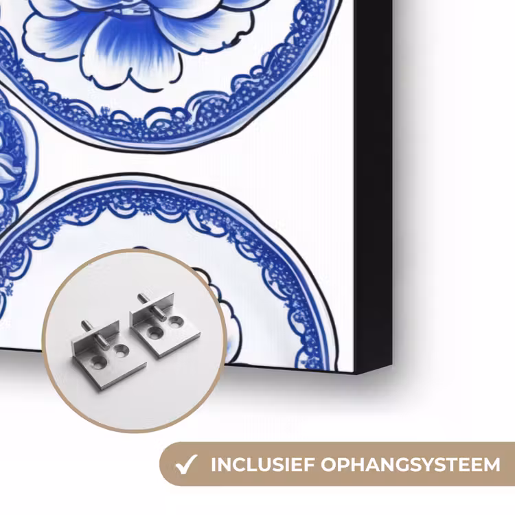 Art Frame - Cirkels - Bloemen - Blauw — 6