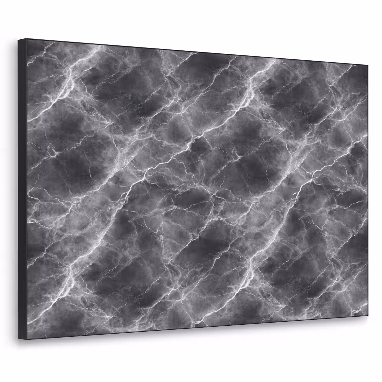 Art Frame - Donkergrijs - Bliksem - Marmer — 1