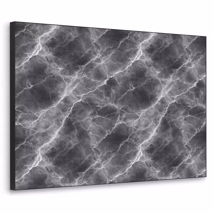 Art Frame - Donkergrijs - Bliksem - Marmer — 1
