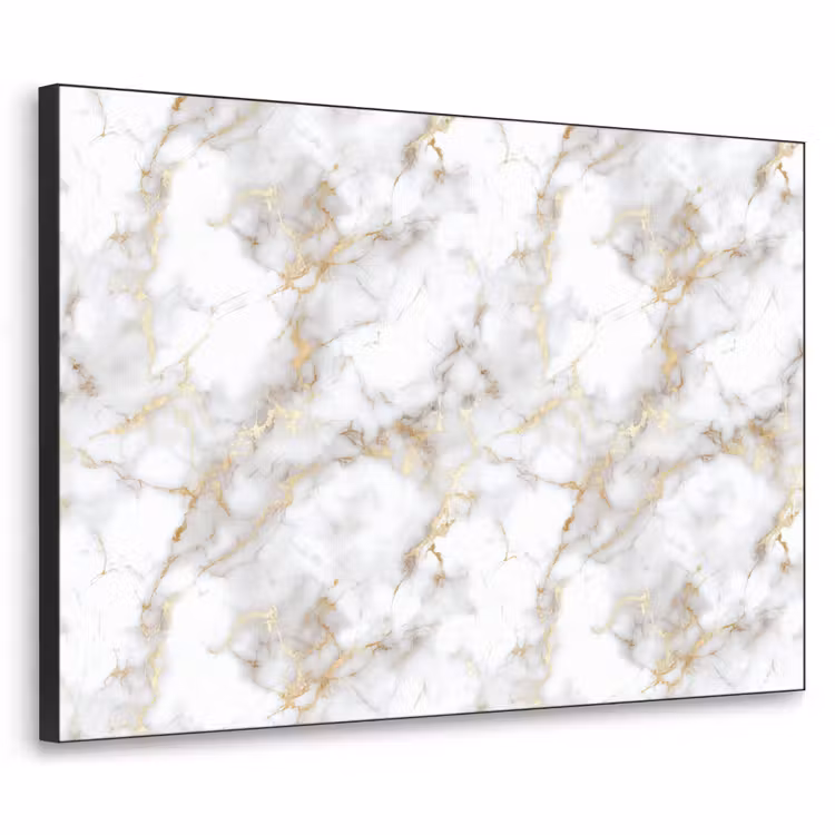 Art Frame - Gouden aders - Marmer - Wit — 1