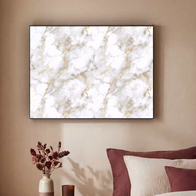 Art Frame - Gouden aders - Marmer - Wit — 3