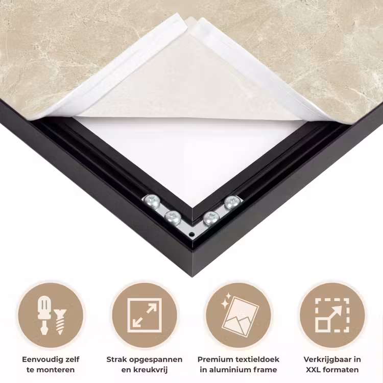 Art Frame - Lichtbeige - Marmer - Diffusie adering — 8