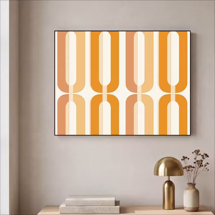Art Frame - U-vorm - Retro - Oranje — 5