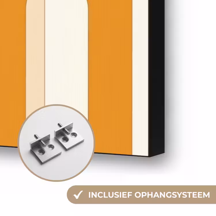 Art Frame - U-vorm - Retro - Oranje — 6