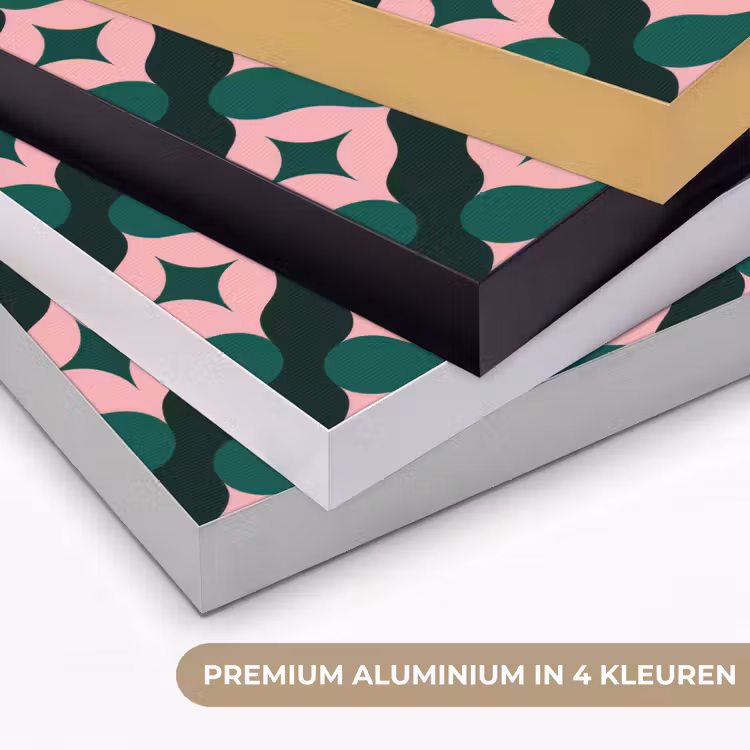Art Frame - Groen - Roze - Retro - Sterren — 2