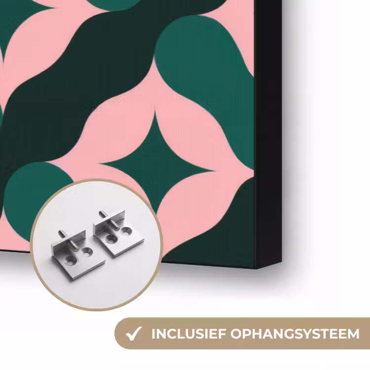 Art Frame - Groen - Roze - Retro - Sterren — 6