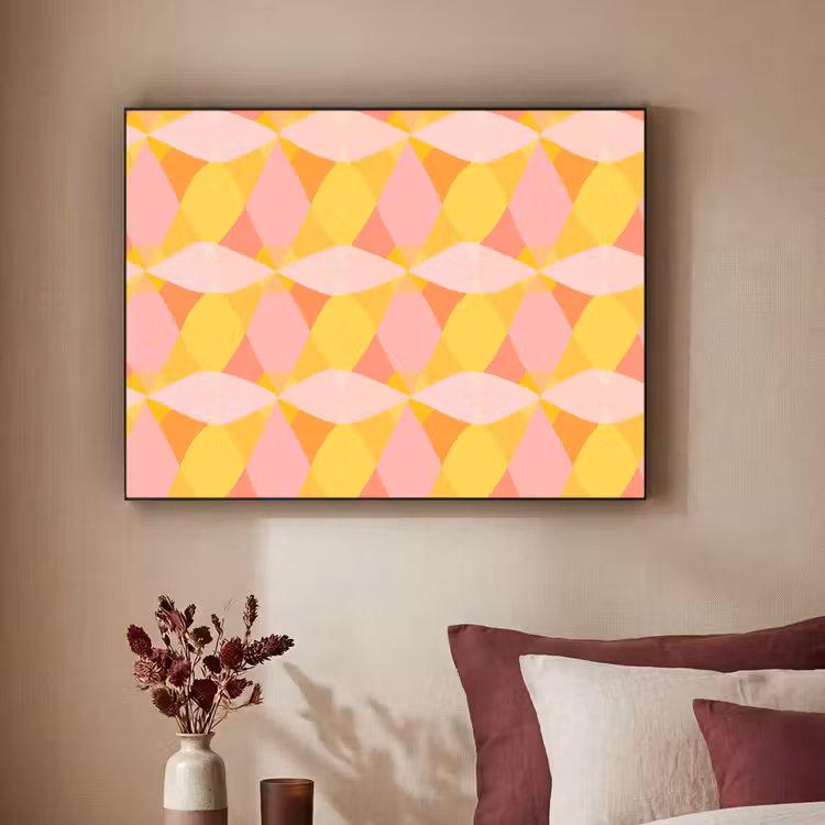 Art Frame - Kleurrijk - Ruitpatroon - Bladvormen — 3