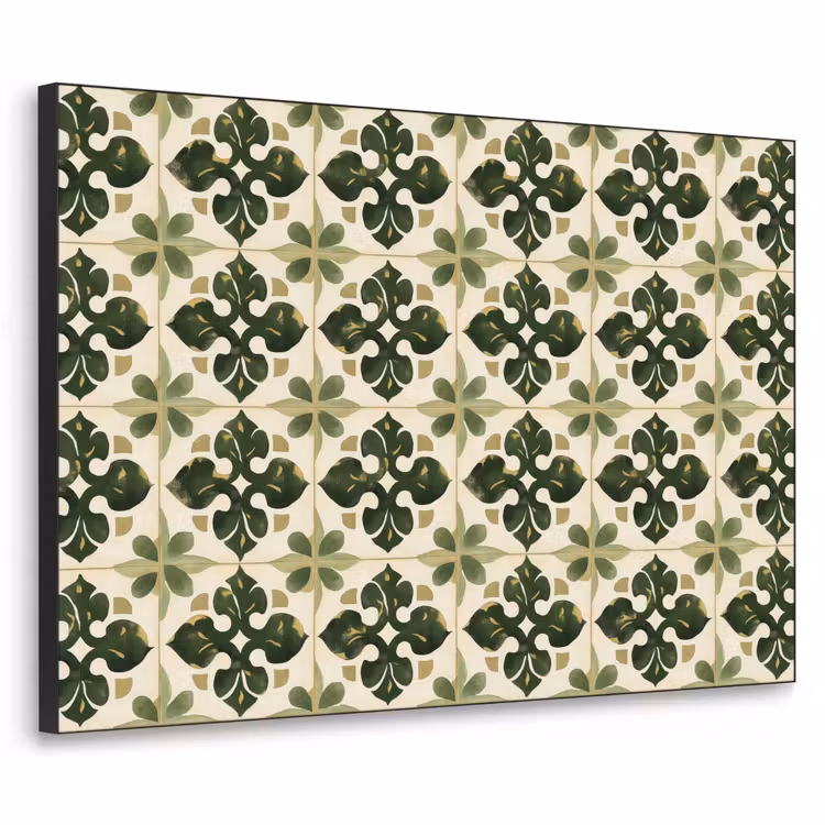 Art Frame - Patroon - Tegel - Groen — 1