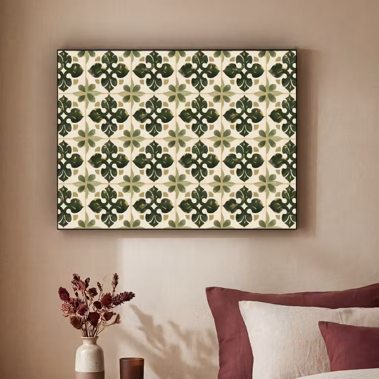 Art Frame - Patroon - Tegel - Groen — 3