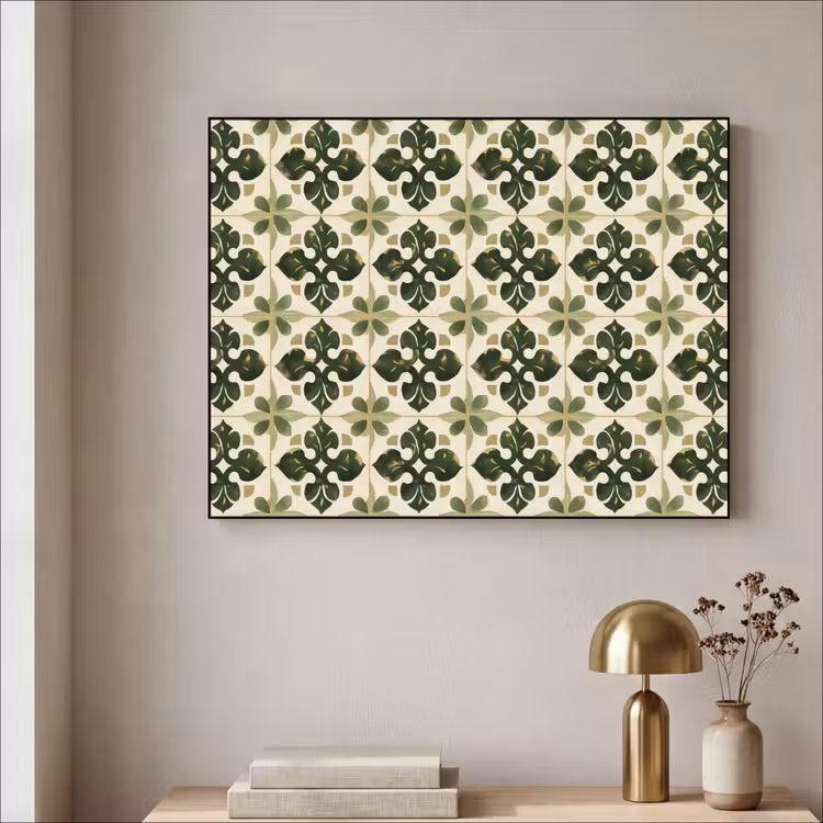 Art Frame - Patroon - Tegel - Groen — 5