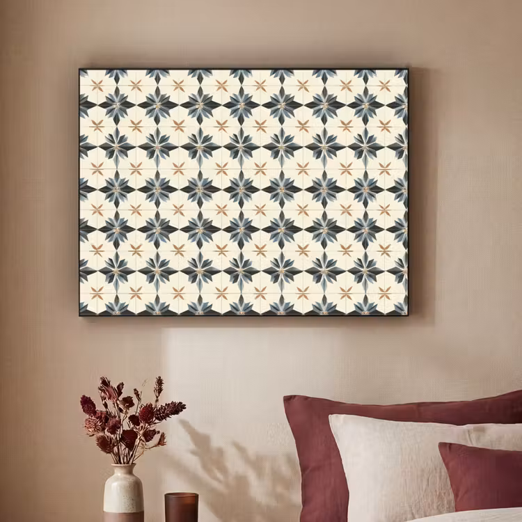 Art Frame - Sierlijk - Ornament - Blauw — 3