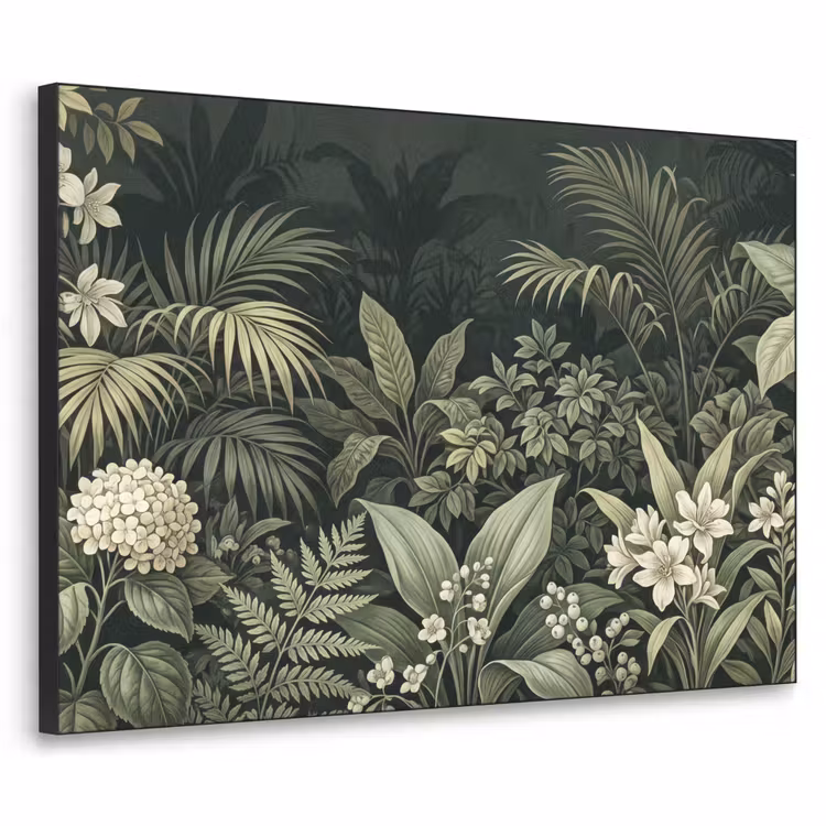 Art Frame - Jungle - Bladeren - Botanisch - Groen