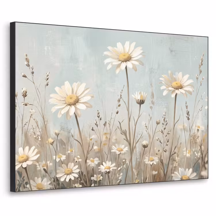 Art Frame - Madelief - Illustratie - Wit