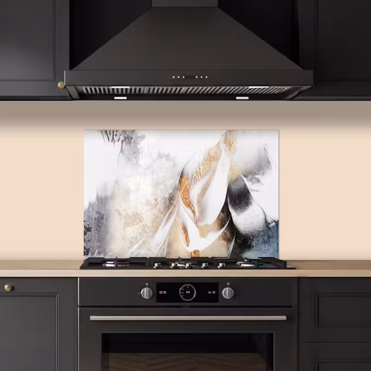 Spatscherm keuken - Abstract - Gold - Design - Luxe — 2