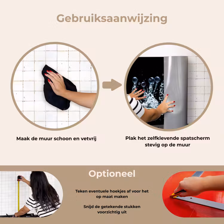 Spatscherm keuken - Bessen - Water - Zwart - Fruit - Framboos — 8