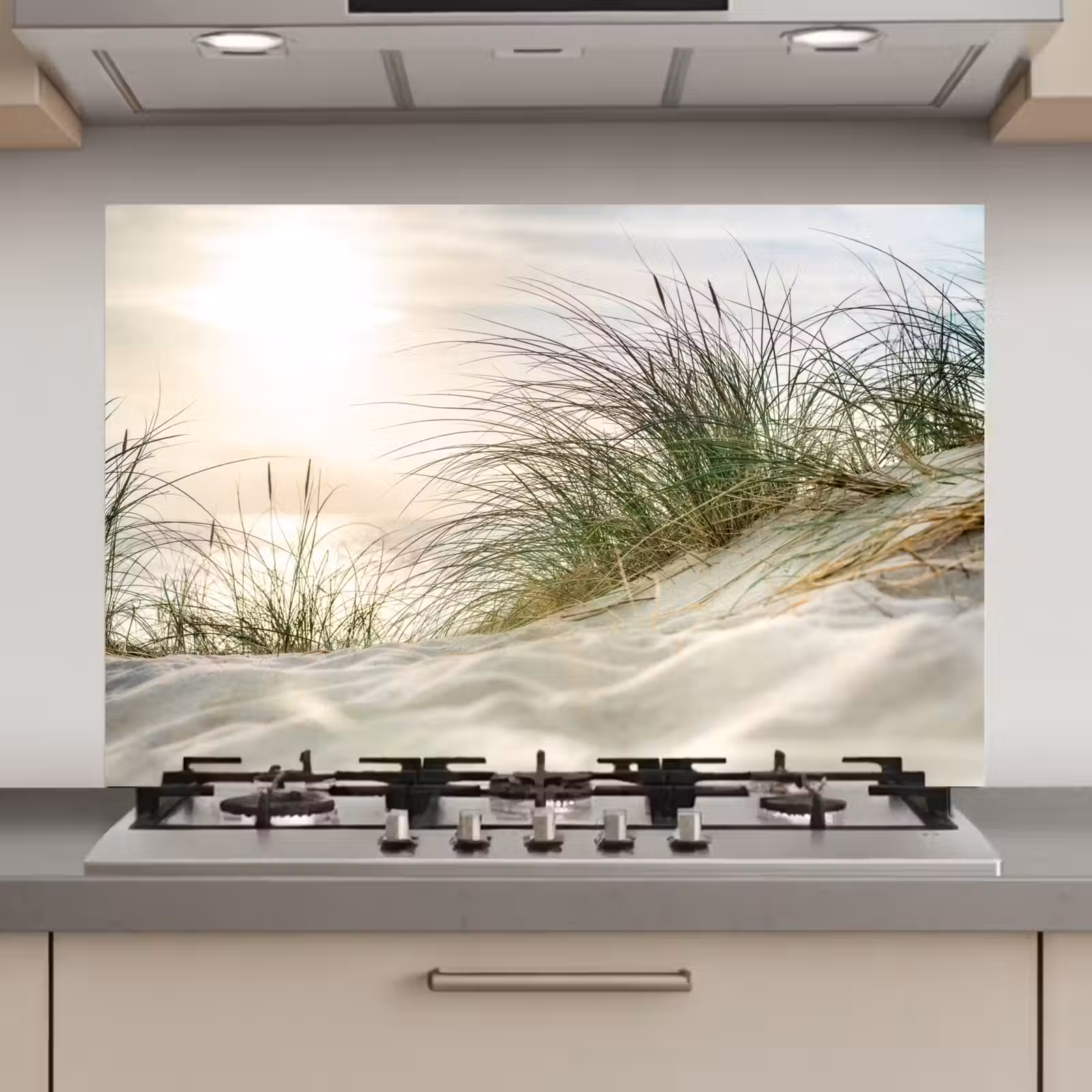 Spatscherm keuken - Duin - Waddeneilanden - Water — 1