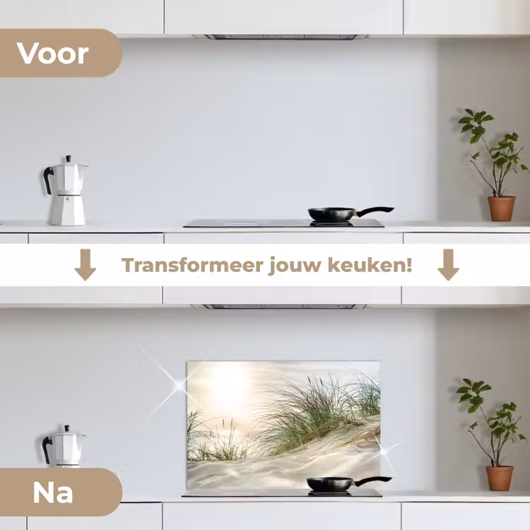 Spatscherm keuken - Duin - Waddeneilanden - Water — 3