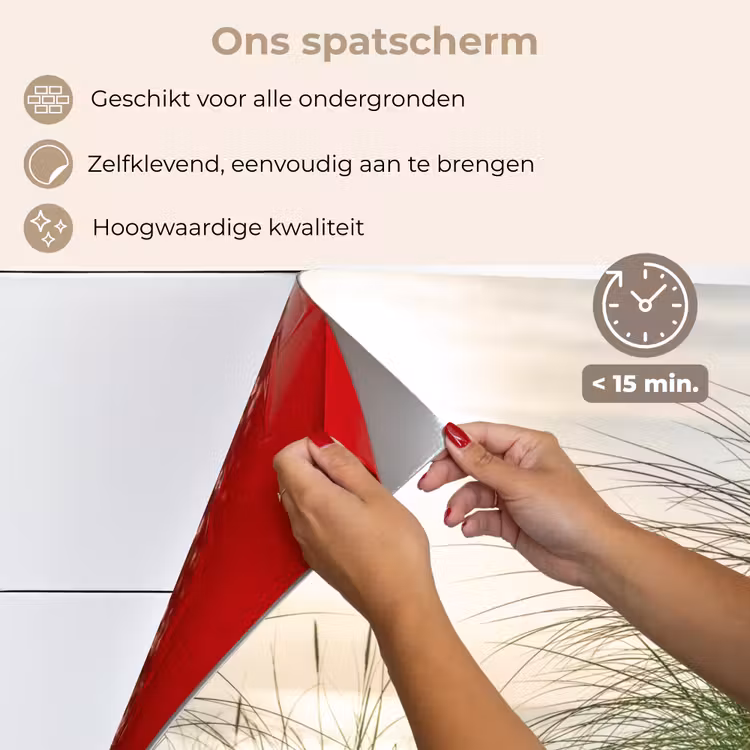 Spatscherm keuken - Duin - Waddeneilanden - Water — 4