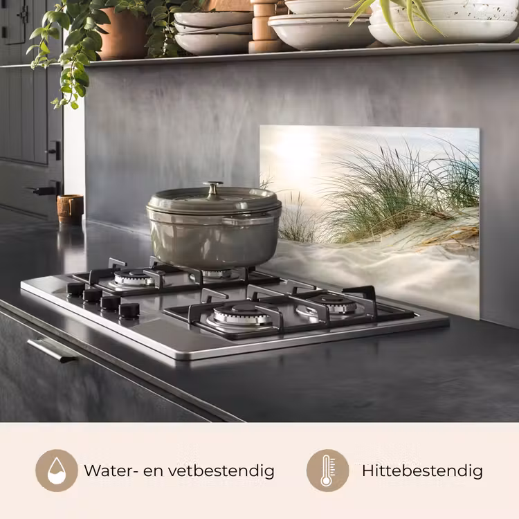 Spatscherm keuken - Duin - Waddeneilanden - Water — 7