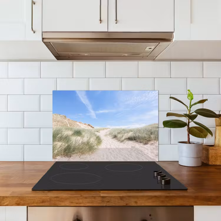 Spatscherm keuken - Strand - Duin - Gras — 6
