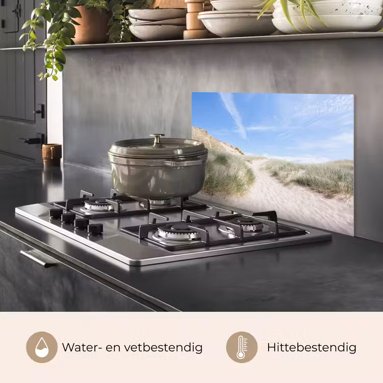Spatscherm keuken - Strand - Duin - Gras — 7