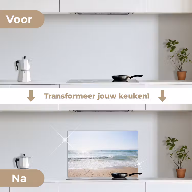 Spatscherm keuken - Strand - Water - Turquoise — 3