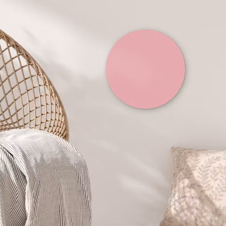 Muurcirkel - Roze - Kleuren - Interieur - Effen - Kleur — 5